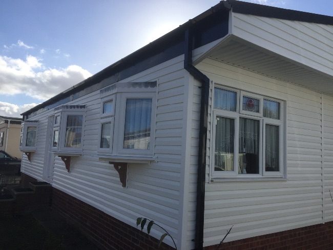 Park Home cladding in Suffolk