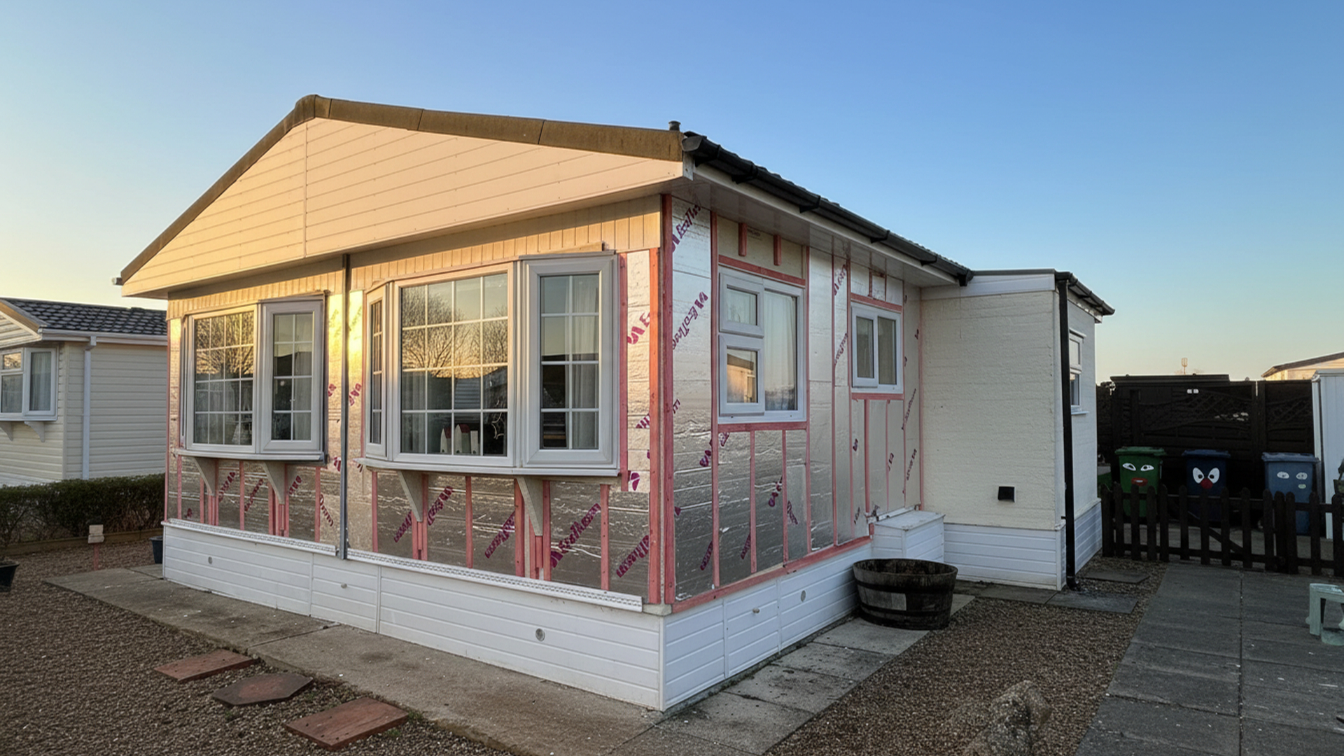 Park Home Insulation in Capel